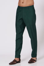 Load image into Gallery viewer, Emerald Green drape Kurta