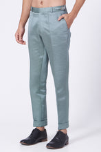 Load image into Gallery viewer, Chateau grey Silk Kurta set