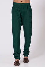 Load image into Gallery viewer, Emerald Green Drape Kurta