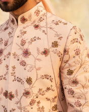 Load image into Gallery viewer, Baby Pink Organza Sherwani