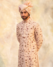 Load image into Gallery viewer, Baby Pink Organza Sherwani