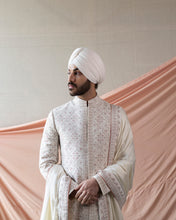 Load image into Gallery viewer, Ivory Jamawaar sherwani