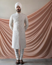 Load image into Gallery viewer, Ivory Jamawaar sherwani