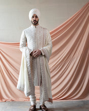 Load image into Gallery viewer, Ivory Jamawaar sherwani