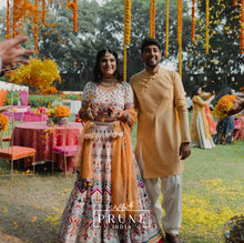 Load image into Gallery viewer, Multi Colour Floral Jewellery Set (Sshk-02)