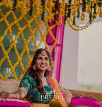 Load image into Gallery viewer, Pink And Yellow Floral Jewellery Set (Wbceh-03)