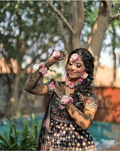 Load image into Gallery viewer, Pink Floral Jewellery Set (Bstj3Ch-04)