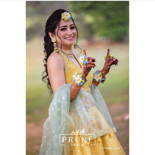 Load image into Gallery viewer, Yellow Floral Jewellery Set (Bsth-02)