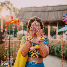 Load image into Gallery viewer, Pink Floral Jewelery Set (Wbtjhk-03)