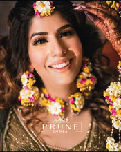 Load image into Gallery viewer, Ivory Floral Jewellery Set (Wbtjchk-04)