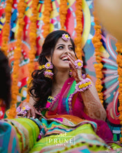 Load image into Gallery viewer, Purple And Yellow Floral Jewellery Set (Wbtjkh-03)