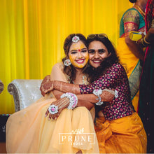 Load image into Gallery viewer, Purple And White Floral Jewellery Set (Wbteh-03)