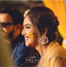 Load image into Gallery viewer, Purple And White Floral Jewellery Set (Wbteh-03)