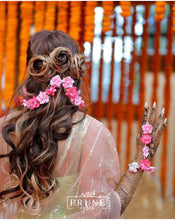 Load image into Gallery viewer, Pink Floral Jewellery Set (Sstjk3C1H-04)