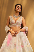 Load image into Gallery viewer, Pastel Floral Lehenga Set