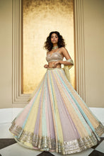 Load image into Gallery viewer, Pastel Multi-Colored Lehenga Set