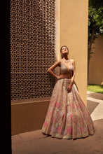 Load image into Gallery viewer, Pastel Floral Lehenga Set