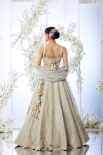 Load image into Gallery viewer, Grey Gota Patti Lehenga Set