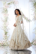 Load image into Gallery viewer, Antique Gold Sequin Lehenga Set