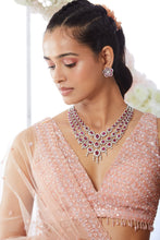 Load image into Gallery viewer, Tropical Peach Sequin Lehenga Set