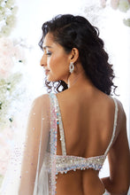 Load image into Gallery viewer, White Multi-coloured Sequin Lehenga Set