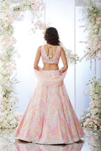 Load image into Gallery viewer, Candy Colour Sequin Lehenga Set