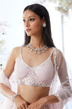Load image into Gallery viewer, Soft Berry Checkered Lehenga Set