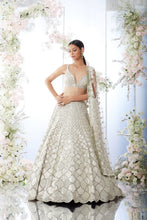 Load image into Gallery viewer, Dusty Lavender Seashell Lehenga Set