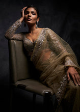 Load image into Gallery viewer, Antique Gold Saree