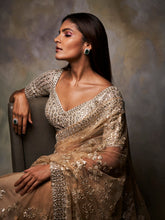 Load image into Gallery viewer, Coffee Saree