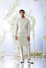 Load image into Gallery viewer, Ash Silver Kurta Set