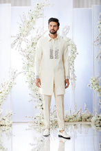 Load image into Gallery viewer, Ivory Mirror Work Kurta Set