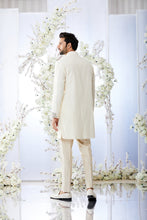 Load image into Gallery viewer, Ivory Mirror Work Kurta Set