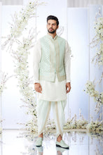 Load image into Gallery viewer, Sage Green Gota Patti Bundi Set