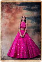 Load image into Gallery viewer, Polka Racer Back Lehenga Set