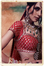 Load image into Gallery viewer, Sequin Splash Mughal Boota Lehenga Set