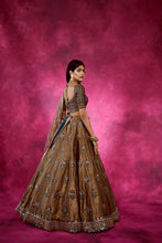 Load image into Gallery viewer, Mughal Boota Tissue Lehenga Set
