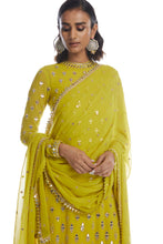 Load image into Gallery viewer, Moss Green Kurta Pant Set