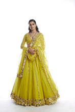 Load image into Gallery viewer, Moss Green Lehenga Set