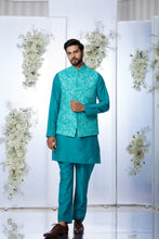 Load image into Gallery viewer, Teal Green Bundi Set