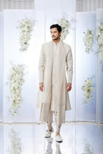 Load image into Gallery viewer, Ivory Sequin Sherwani Set