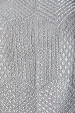 Load image into Gallery viewer, Grey Geomteric Zari Short Sherwani Set