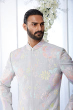 Load image into Gallery viewer, Pastel Floral Sherwani Set