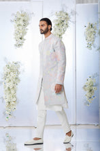 Load image into Gallery viewer, Pastel Floral Sherwani Set
