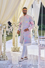 Load image into Gallery viewer, Pastel Floral Sherwani Set