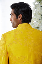 Load image into Gallery viewer, Sunset Yellow Sherwani Set