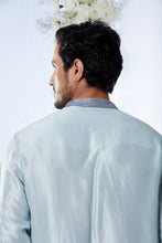 Load image into Gallery viewer, Blue on Blue Sherwani Set