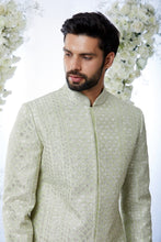 Load image into Gallery viewer, Aqua Green Sherwani set