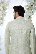 Load image into Gallery viewer, Aqua Green Sherwani set