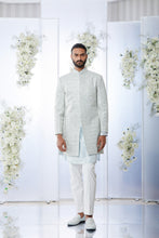 Load image into Gallery viewer, Powder Blue Sherwani Set